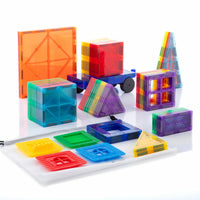 3D Magnetic Building Blocks Magoks InnovaGoods 57 Pieces