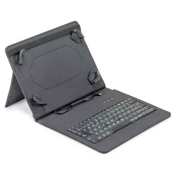 Bluetooth Keyboard with Support for Tablet Maillon Technologique URBAN LOVE 9.7"-10.2" Black