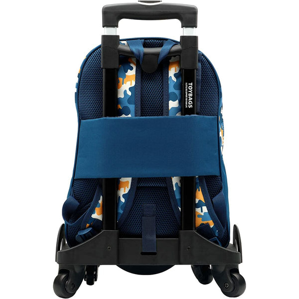 Schulrucksack mit Rädern Fortnite Blau Tarnfarbe 42 x 32 x 20 cm