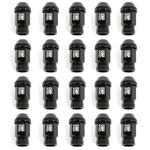 Set Nuts OMP 7075 Black 20 uds M14 x 1,25