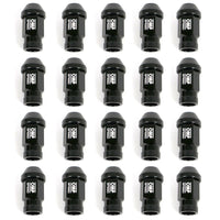 Set Nuts OMP 7075 Black 20 uds M14 x 1,25