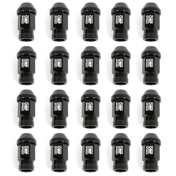 Set Nuts OMP 7075 Black 20 uds M14 x 1,25