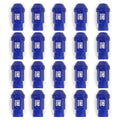 Set Nuts OMP 7075 Blue 20 uds M14 x 1,25