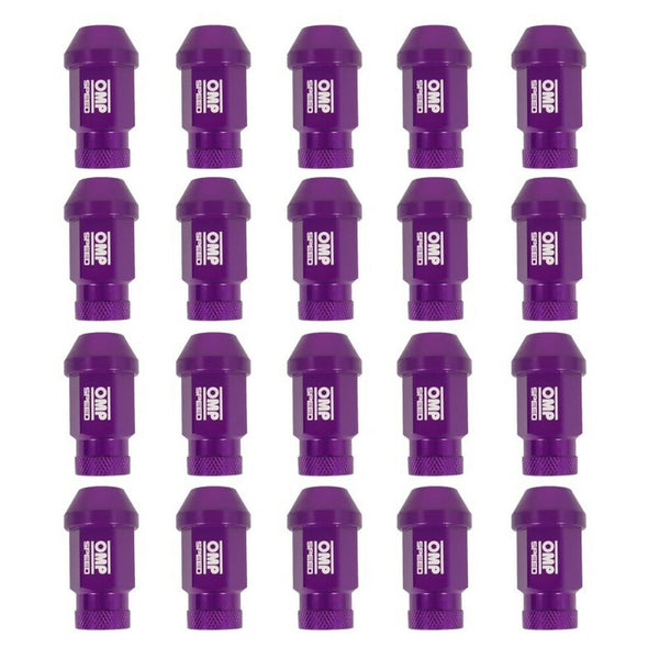 Set Vis OMP 7075 Violet 20 uds M14 x 1,25