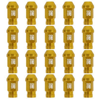 Set Nuts OMP 7075 Yellow 20 uds M14 x 1,25