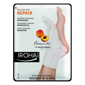 Chaussettes Hydratantes Repair Peach Iroha (2 Pièces)