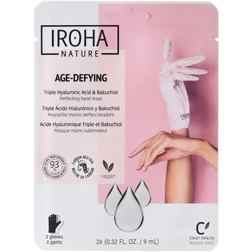 Masque pour les mains Iroha Anti-âge Acide Hyaluronique (9 ml)