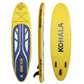 Planche de Paddle Surf Gonflable avec Accessoires Kohala Drifter Jaune (290 x 75 x 15 cm)