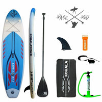 Planche de Paddle Surf Gonflable avec Accessoires Kohala Triton Blanc 15 PSI Multicouleur (310 x 84 x 15 cm)