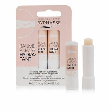Vlažilni Balzam za Ustnice Byphasse Bálsamo Labial Hidratante (4,8 g x 2)