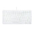 Washable Disinfectable Reduced-size Keyboard Active Key FTRTUS0301 USB Backlighted White