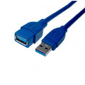 USB 3.0 A to USB A Cable DCU Blue (1,5 m)