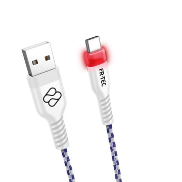 Kabel USB A v USB C FR-TEC FT0030 Bela 3 m