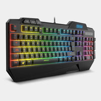 Keyboard with Gaming Mouse Krom KRUSHER RGB