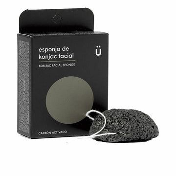 Éponge Faciale Naturbrush Konjac Charbon actif