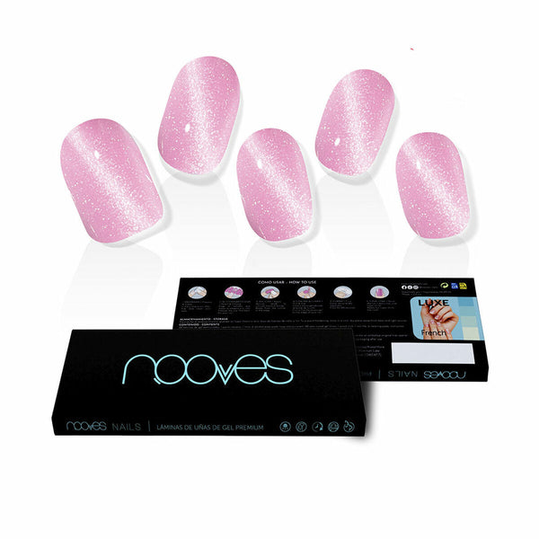 False nails Nooves Afrodita Gel Self-adhesives Cat Eye