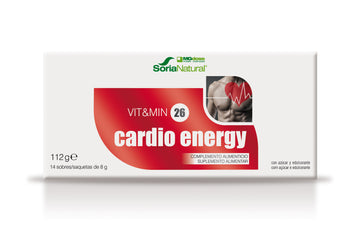 "Mgdose Vit y Min 26 Cardio Energy 8g 14 Sobres"