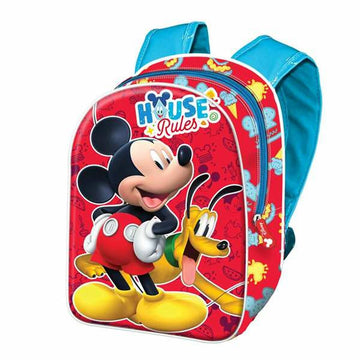 3D School Bag Mickey Mouse Rules 25 x 20 x 9 cm