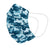 Hygienic Reusable Fabric Mask Children's Blue Camouflage