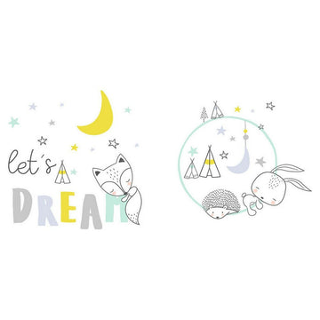 Cot protector Cool Kids Let's Dream (60 x 60 x 60 + 40 cm)
