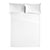 Top sheet Naturals White 210 x 270 cm (Double)
