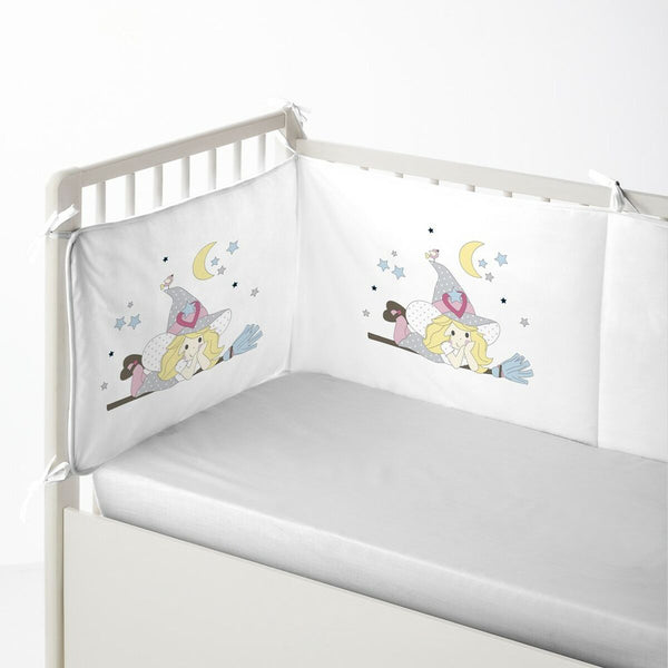 Cot protector Cool Kids Witch (60 x 60 x 60 + 40 cm)