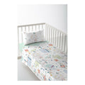 Drap de lit de bébé Cool Kids Jungle 120 x 180 cm (Berceau de 80)