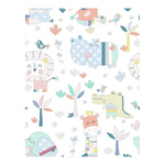 Drap de lit de bébé Cool Kids Jungle 120 x 180 cm (Berceau de 80)