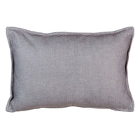 Cushion Polyester Light grey 45 x 30 cm