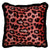 Cushion Orange Leopard 45 x 45 cm