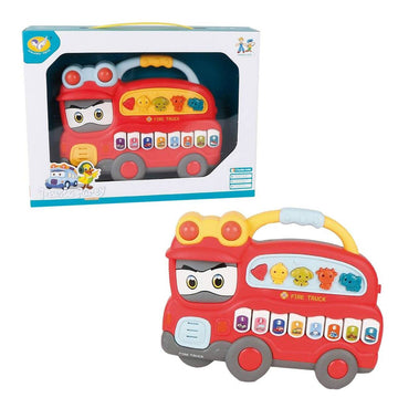Interactive Piano for Babies Juinsa Music Party Fire Engine
