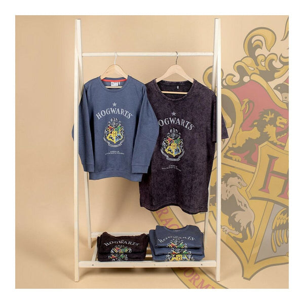 T-shirt à Manches Longues Enfant Harry Potter Gris foncé