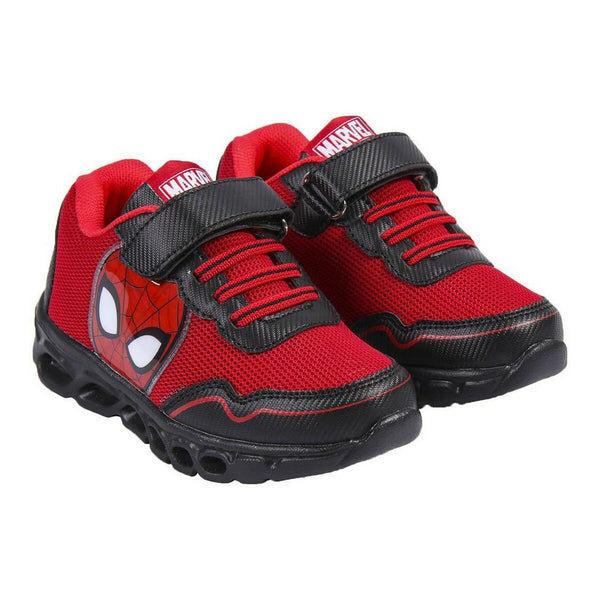 Scarpe Sportive con LED Spiderman Rosso