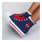 Stivali Casual per Bambini Spiderman Azzurro