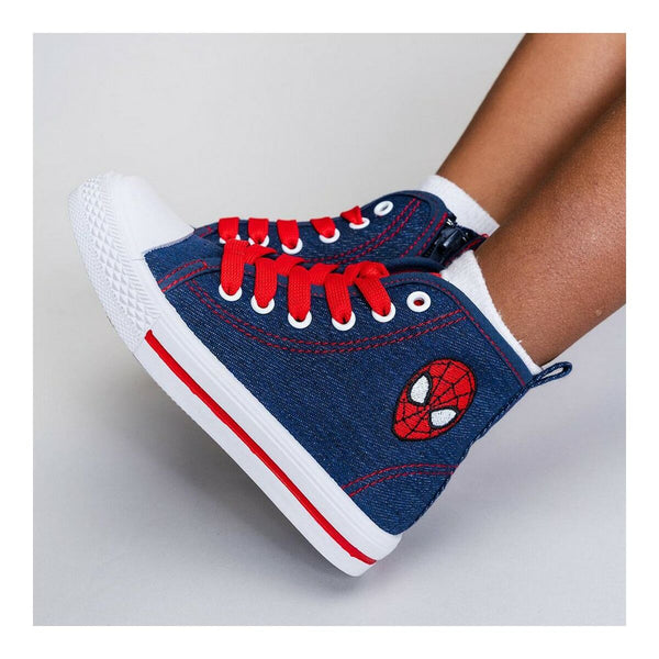 Bottes du quotidien pour enfants Spiderman Bleu