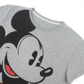 T-shirt à manches courtes femme Mickey Mouse Gris Gris foncé