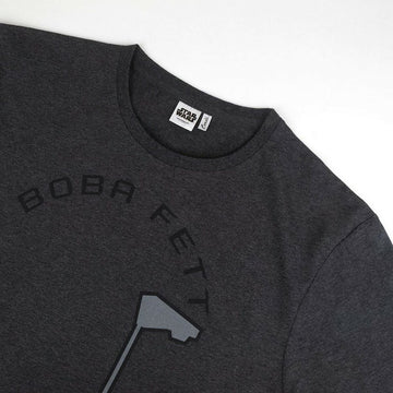 Men’s Short Sleeve T-Shirt Boba Fett Dark grey Grey Adults