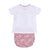 Ensemble de Vêtements Looney Tunes Bébé Blanc Rose