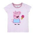 Maglia a Maniche Corte per Bambini Peppa Pig Rosa