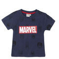 Kurzarm-T-Shirt für Kinder Marvel Dunkelblau