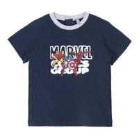 T shirt à manches courtes Enfant Marvel 2 Unités Gris