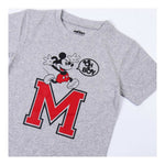 Kurzarm-T-Shirt Mickey Mouse Grau