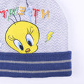 Hat & Gloves Looney Tunes Grey (One size)