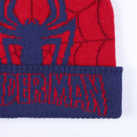 Kindermütze Spiderman Rot (Einheitsgröße)