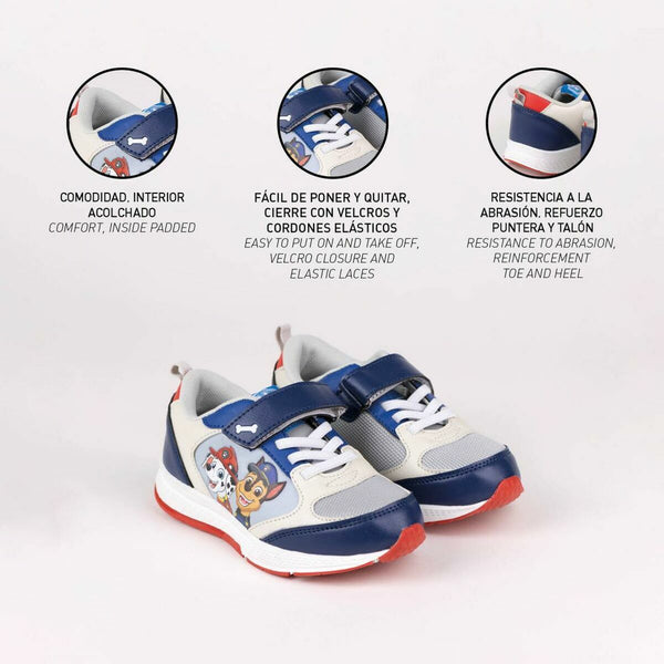 Chaussures de Sport pour Enfants The Paw Patrol Gris