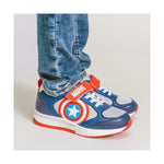 Chaussures de Sport pour Enfants The Avengers Bleu Rouge Gris