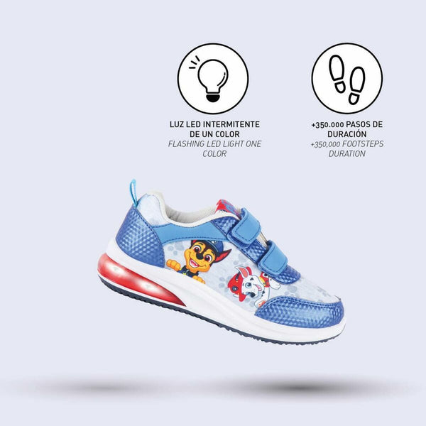 Turnschuhe mit LED The Paw Patrol Blau