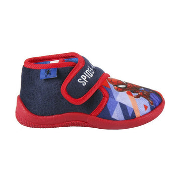 3D House Slippers Spiderman Red Blue