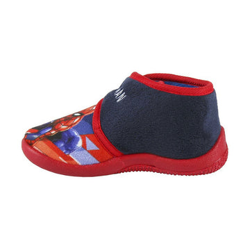 3D House Slippers Spiderman Red Blue
