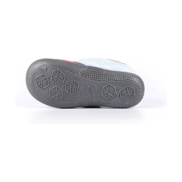 3D House Slippers Spiderman Grey Red